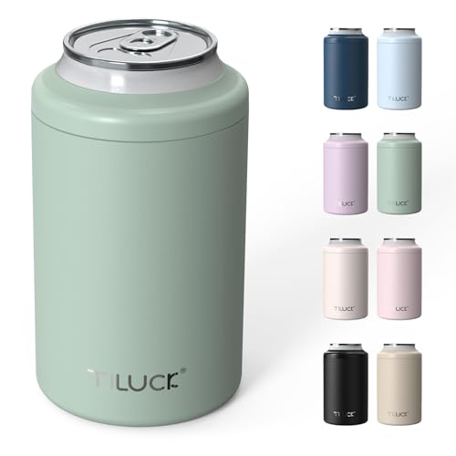 TILUCK Standard Can Cooler, Stainless Steel Insulated Cans, 12 oz