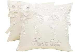 Elegant Ivory Wedding Kneeling Pillows: Adorn Your Sacred Ceremony with Grace and Style