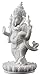 Standing Ganesh (Ganesha) Hindu Elephant God of Success Statue, 7 1/2-inch