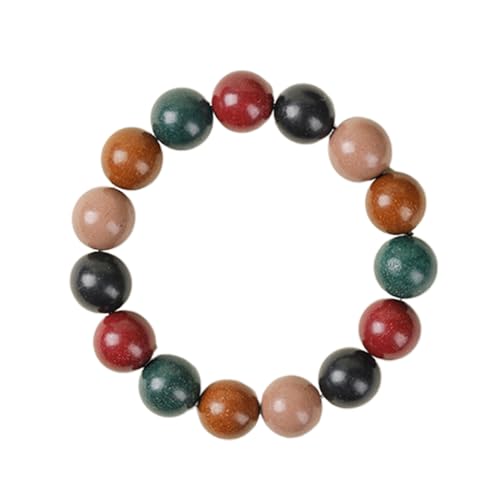 Natural Herbal Feng Shui Bracelet, Handicrafts Five Elements Bead Bracelet, Modern Chinese Style Fragrance Bracelets for Stress Relief Relaxation, Lucky Charms for Good Lucky