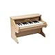 ZIPPY MAT Kinder Klavier Tastatur, 25 Tasten Digitalpiano für Kinder, Mini Musik Lerninstrument Spielzeug, Holz Klavier für Kleinkinder Mädchen Jungen (Oak)
