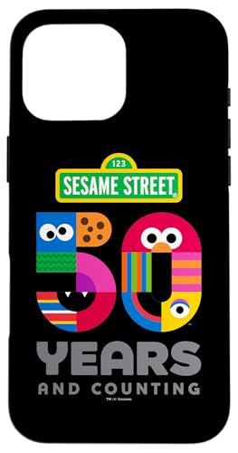 ZT~Xg[g Sesame Street 50 Years Logo X}zP[X iPhone 16 Pro Max p