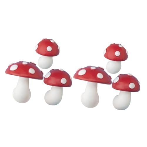 Imanes para refrigerador TOPBATHY de champiñón coloridos 2