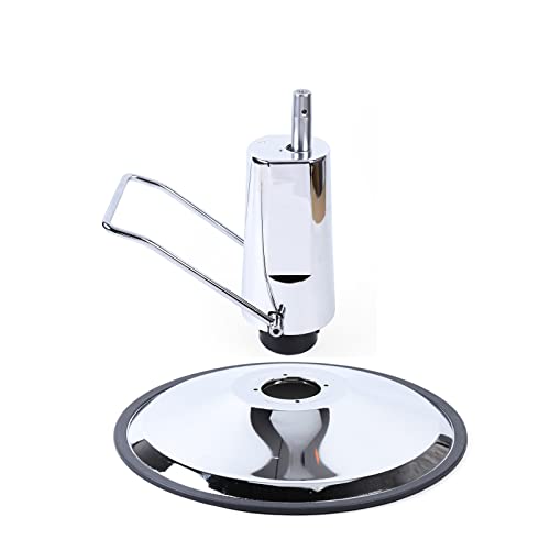 SHZICMY Barber Chair Replacement Hydraulic Pump with Base, 4 Screw Pattern Pump Weight Capacity 440 lbs/200kg for Desk Lift Chair