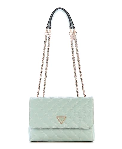 Sac à épaule GUESS Giully II finitions premium et cuir matelassé vert menthe