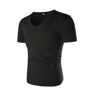 Mens T Shirt Short Sleeve Breathable Casual Summer Athletic Fit Tees True Comfort Stylish Tops