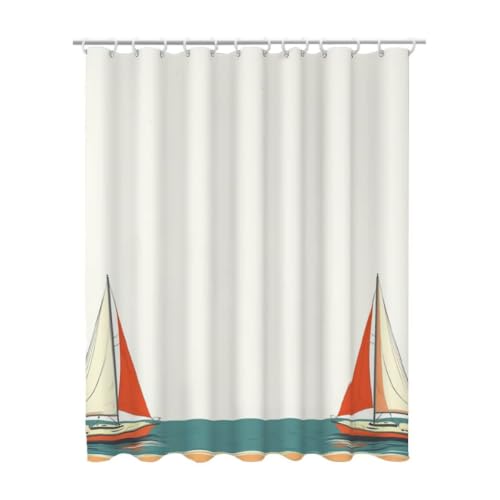 Rideau douche beige imperméable idéal pour baignoire familiale propre