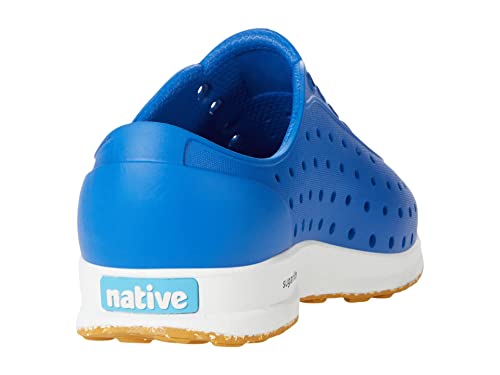 Native Shoes Kids Unisex Robbie (Toddler) Victoria Blue/Shell White/Mash Speckle Rubber 4 Toddler M #TOP30