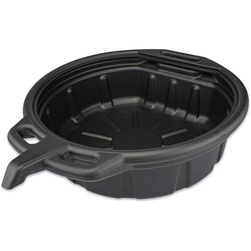 NEIKO 20762A Oil Drain Pan | Black Plastic Anti Splash | Motor…