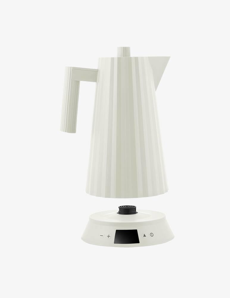 Alessi Plisse Wasserkocher wei? mit Temperaturregelung (MDL21 W)