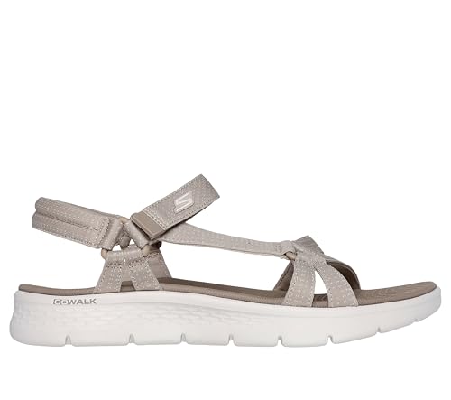 Image of SKECHERS Women's GO Walk Flex Sandal - Illuminate Hands Free Slip-ins Fisherman