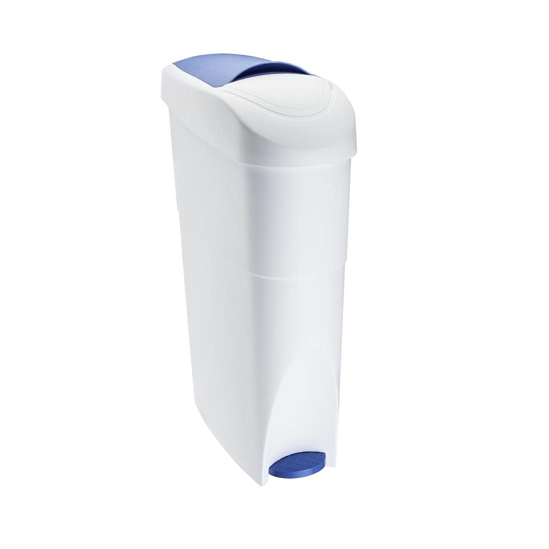Jantex White Sanitary Pedal Bin 18Ltr