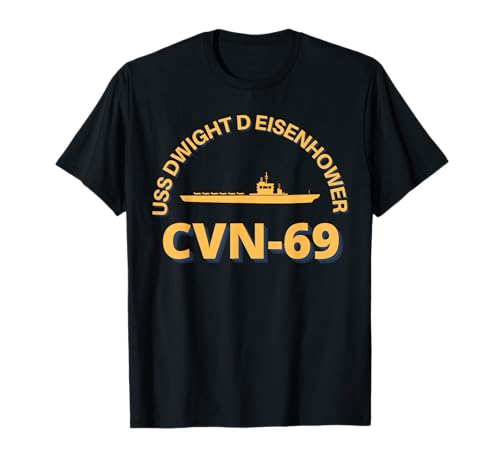 Le porte-avions Ike US CVN-69 USS Dwight D. Eisenhower T-Shirt