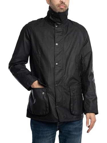  Barbour Giacca cerata Ashby uomo, Nero/Classico 2, X-Large