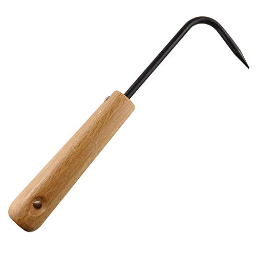 JCBIZ 215mm Single Claw Root Hook Loosening Tool Handle Weeder Garden Weeding Gardening Tools Potted...