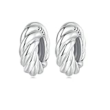 yashuo charm distanziatore per braccialetti da donna, in argento sterling 925, con fermaporta rotondo, per braccialetti di compleanno, san valentino, compleanno per moglie, madre, sorella, argento