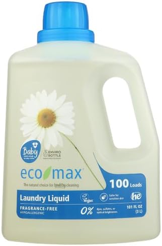 Eco Max Laundry Liquid Fragrance-Free 101FO Pack of 4