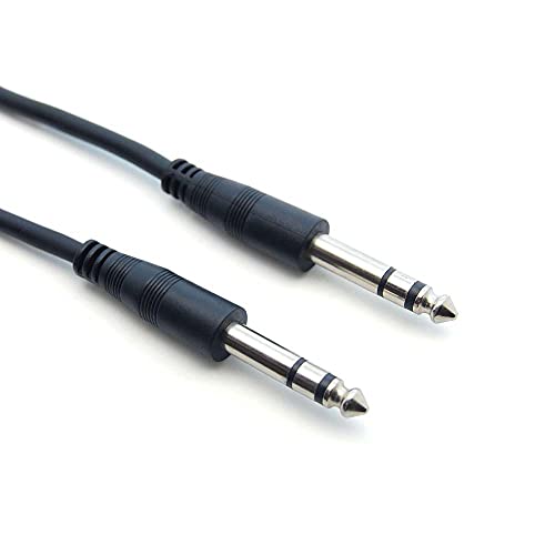 (100 Pack) Cable estéreo macho/macho 1/4" 100 pies
