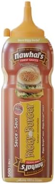 Nawhal's Biggy Burger Sauce, 500ml – Creamy, Rich Fast-Food Flavor with Tangy Pickles & Onions – Perfect for Burgers, Fries, Sandwiches, Wraps, Dips, Grilled Meats, Burritos, Tacos, BBQs & More