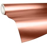 VViViD Architectural Adhesive Metallic Satin Finish Vinyl 24 Inch x 60 Inch Roll (Satin Chrome Rose...
