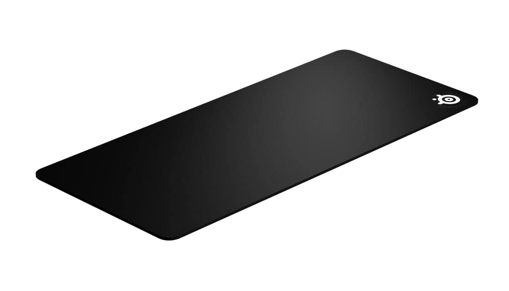 SteelSeries QcK XXL Cloth Gaming Mouse Pad – Extra Thick Non-Slip Rubber Base – Exclusive Micro-Woven Surface – Optimized for Gaming Sensors -…