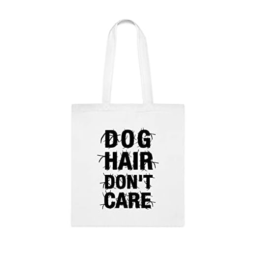 Sacola de pelo de cachorro, presente para amante de cães, aniversário, ideia de presente de Natal, bolsa de ombro para amantes de cães, bolsa reutilizável, Branco