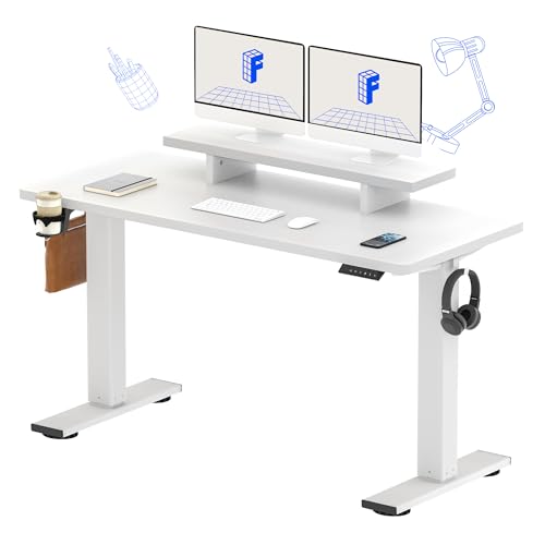 FLEXISPOT Electric Standing Desk with Monitor Stand