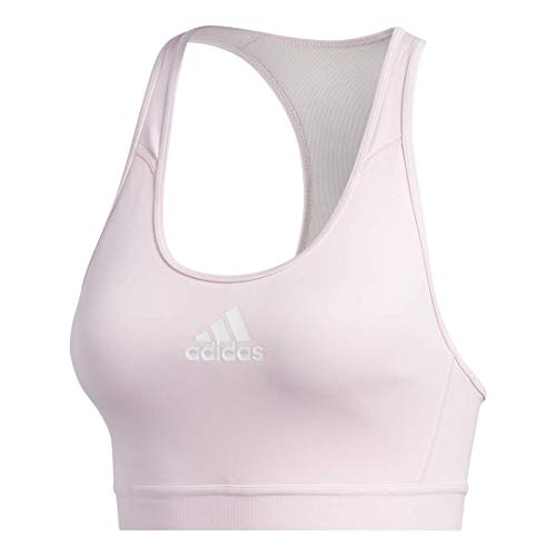 adidas Women's Don't Rest Alphaskin AEROREADY Training Pilates Yoga Medium Support Workout Bra, Pink, Medium