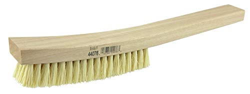 Image of Weiler 44076 5-1 /4 inch Brush Length, 13 inch X 1-1 /4 inch Block Size, 4 X 18 No. of Rows, Tampico Fill, Hardwood Block, Plater's Brush, Made in The USA