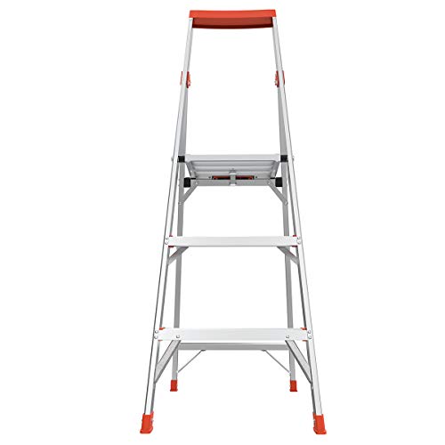 Little Giant Ladders, Flip-N-Lite, 5-Foot, Stepladder, Aluminum, Type 1A, 300 lbs Rated (15273-001)
