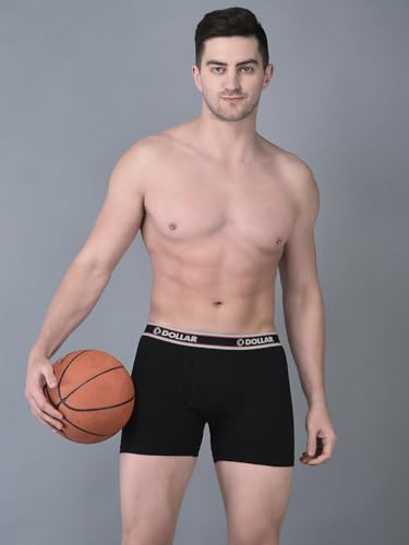 Image of Dollar Bigboss Men's Solid Cotton Trunk (Colour May Vary)