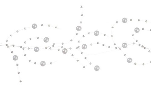 Darice Vl8145922 Pearl Garland On Filament, 6-Feet #TOP9