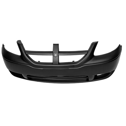 Image of FitParts For Dodge Caravan /Grand Caravan 2005-2007 Front Bumper Cover | Primed, With Fog Light Holes, Fits Dodge Caravan /Grand Caravan, Ready to Paint, OEM 5139117AA, CH1000431