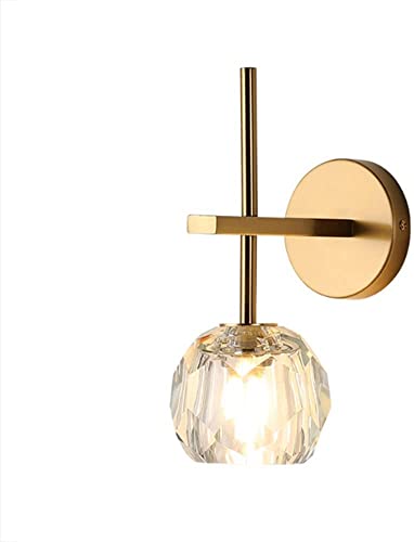 Iron and Crystal Wall Sconce Lampshade New Nordic LED Wall