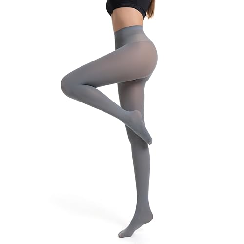 Image of Frola Semi Opaque Tights for Women 40 Denier Matte Solid Color Pantyhose Soft Stockings Nylons Under Dress
