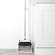 Beldray LA030216FEU7 Deep Clean Kehrschaufel- und Bürstenset mit langem Griff – mehrflächige Bodenkehrmaschine, integrierter Besenkamm und Schwenkkopf, kratzfreie weiche Borsten, für alle Hartböden