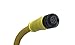 Brad 704006D02F060 Micro-Change Dual Key Single-Ended Cordset, Male Straight, 4 Pole, UL 2661 Cable Type, PVC (D02) Cable Jacket, 22AWG Wire Size, 4.0A Max Current Rating, 250V AC/DC Max Voltage, 6ft Cable Length (Pack of 4)