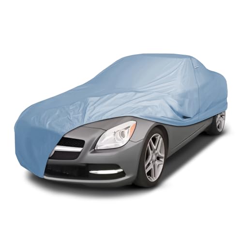 Image of iCarCover Premium Car Cover for 1998-2016 Mercedes-Benz SLK-Class Heavy Duty Waterproof All-Weather Automobiles Custom Fit Indoor Outdoor UV Snow Protection Covers with Straps and Bag