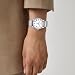 Imagen de LN LENQIN Reloj Mujer Correa Elástica de Acero Inoxidable Reloj de Pulsera Esfera Romana 30M Resistente Cuarzo Analógico para Mujer al Agua para Mujeres