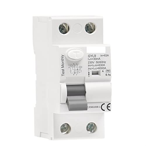 Disjoncteur différentiel Gyl9 2P 40A protège votre famille et vos appareils AC
