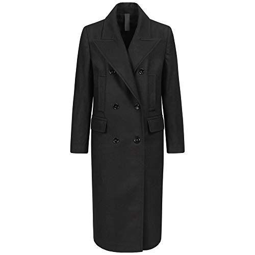 Drykorn Mantel WORTHING aus Schurwolle 38 Schwarz