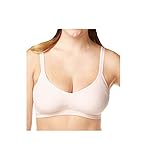 Olga Easy Does It Wire-Free No Bulge T-Shirt Bra, L, Rosewater