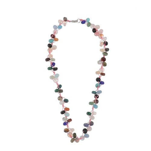 Collier Boho de Pierre Naturelle pour femme bijou bohème artisanal décoratif