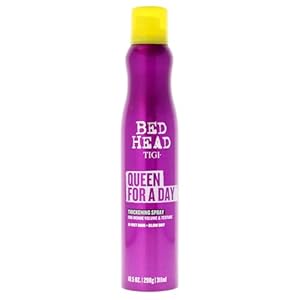 TIGI Bed Head Texture Spray, Queen For A Day Volume, 10.5 oz, Hair Thickening for Fine Hair, Alcohol Free, Berry Scent