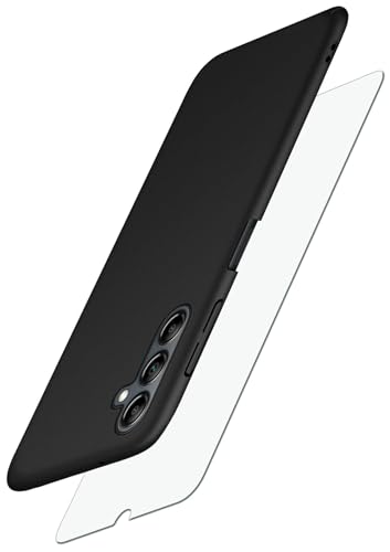 Coque Samsung Galaxy A14 antichoc 360 rigide et film écran pour protection totale noire