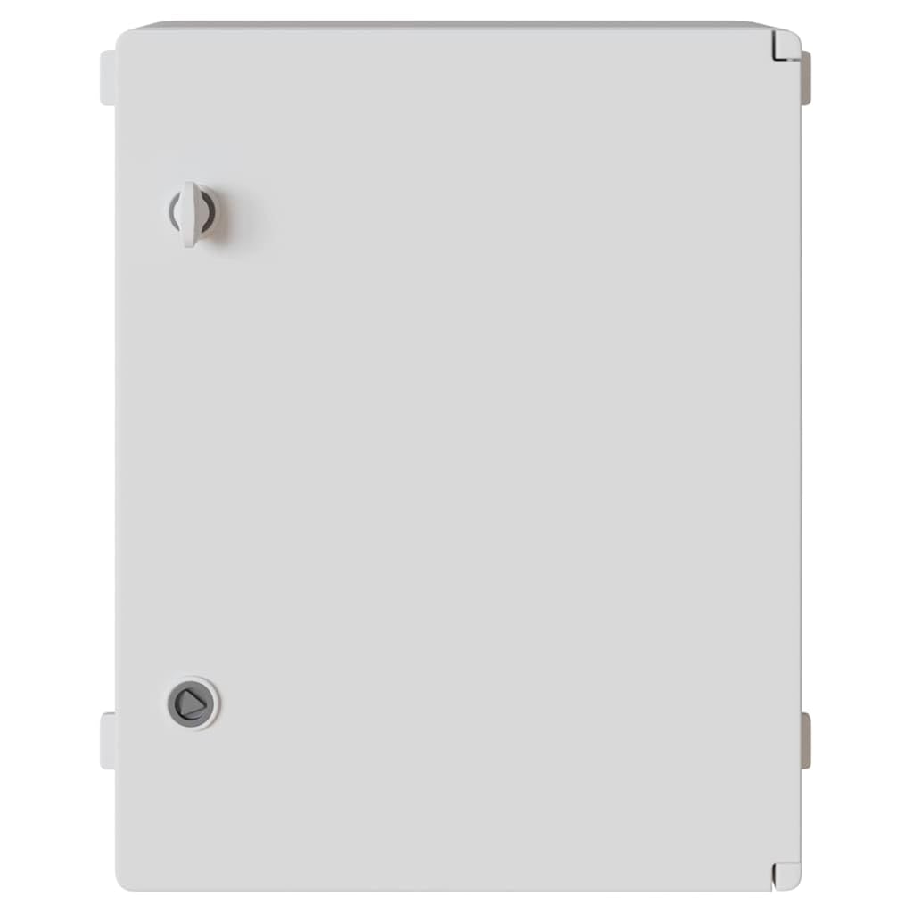 Gabinete de control gris de plástico ABS 47 x 24 x 50 cm, carcasa para cables, para interior y exterior, con montaje para taller y aplicaciones de distribución