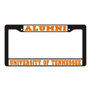 Tennessee Volunteers Alumni Plastic License Plate Frame (Black) Black