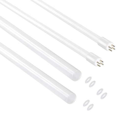 Manchon à quartz OWS-12Q et 2 lampes pour stérilisateur d'eau UV 12 GPM