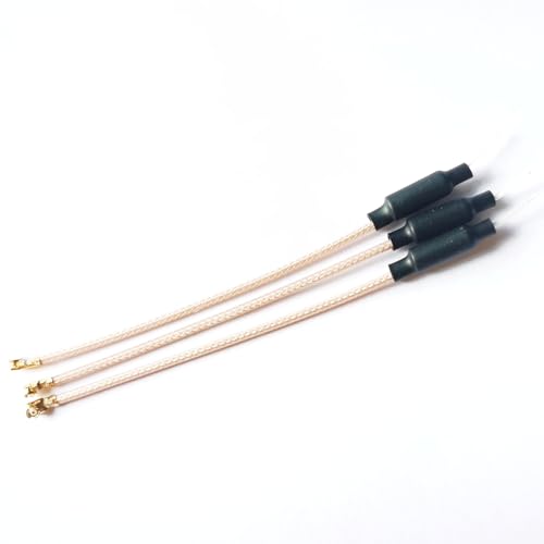 Axisflying 3pcs 5.8GHz 3dBI IPEX RC Antenna Brass Dipole VTX Antenna for FPV Drone by RG178 (6cm)