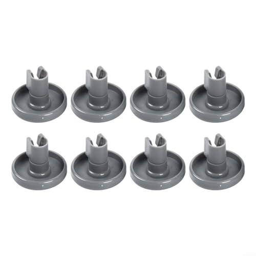8 piezas de repuesto para ruedas de cesta inferior de lavavajillas, para electrolux, para aeg reemplaza 50286965004 ABS suave rodamiento, cesta inferior deslizamientos